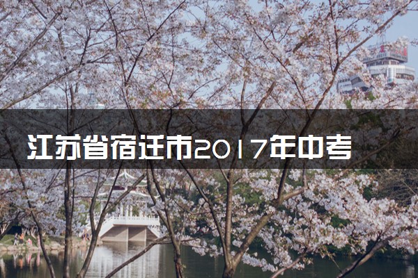 江苏省宿迁市2017年中考物理真题试题（含解析）