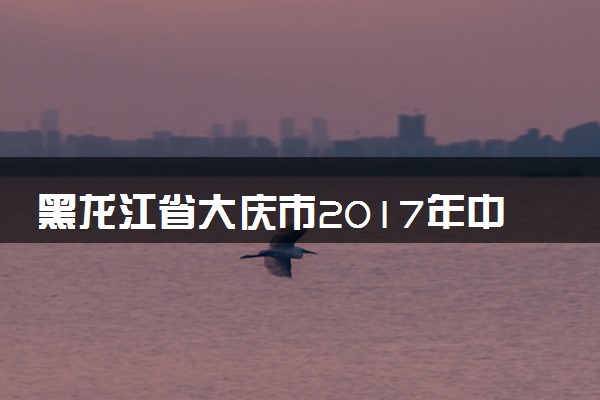 黑龙江省大庆市2017年中考物理真题试题（含解析）