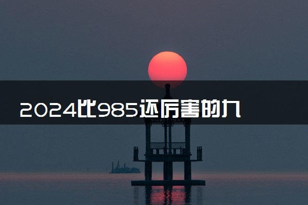 2024比985还厉害的九所211大学 哪些高校实力顶尖