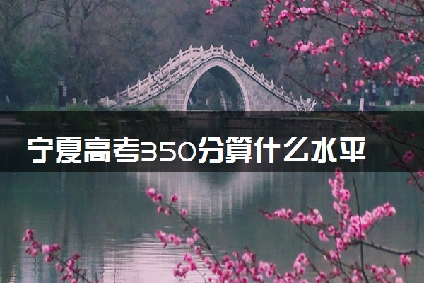 宁夏高考350分算什么水平 2024能上哪些大学