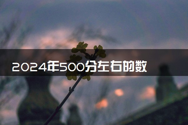 2024年500分左右的数字媒体技术大学 可以报哪些院校