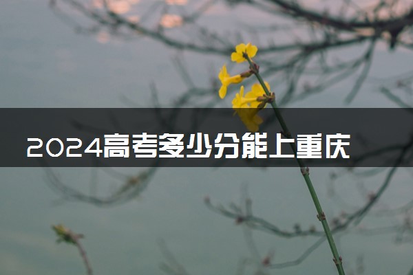 2024高考多少分能上重庆工程学院 最低分数线和位次