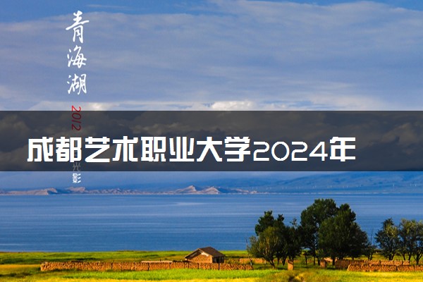 成都艺术职业大学2024年录取分数线 各专业录取最低分及位次