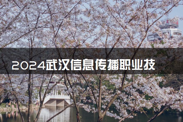 2024武汉信息传播职业技术学院学费多少钱一年 各专业收费标准