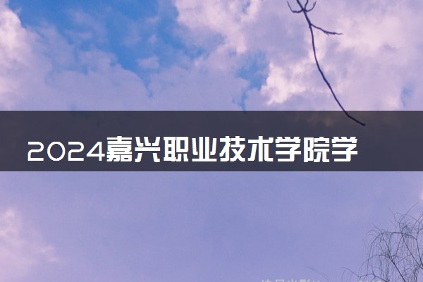 2024嘉兴职业技术学院学费多少钱一年 各专业收费标准