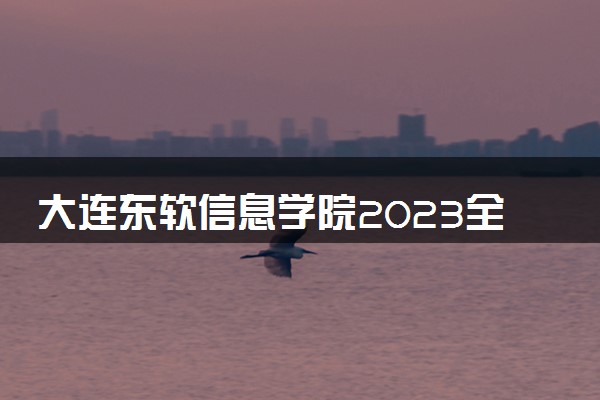 大连东软信息学院2023全国各省录取分数线及最低位次 高考多少分能上