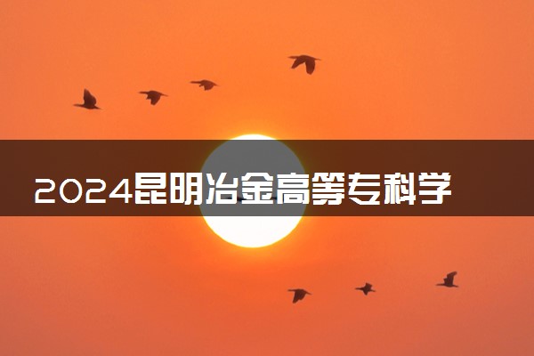 2024昆明冶金高等专科学校学费多少钱一年 各专业收费标准