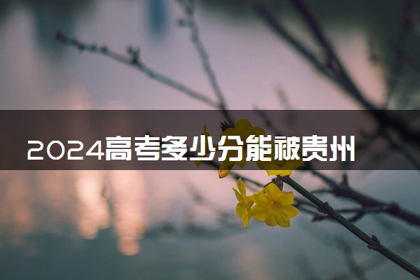 2024高考多少分能被贵州水利水电职业技术学院录取（附2023各省最低录取分数线及位次）