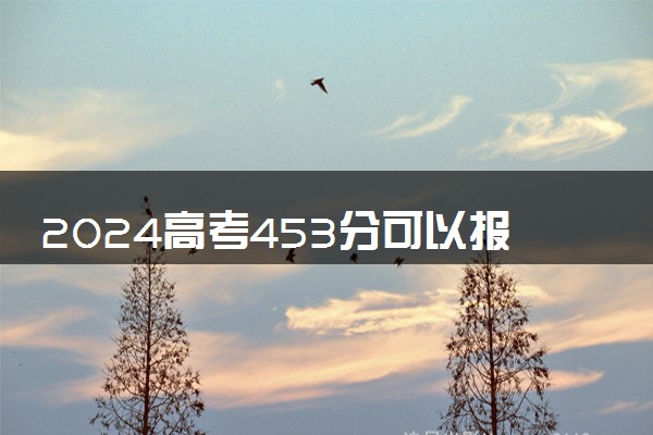 2024高考453分可以报哪些大学 453分左右能上的院校名单