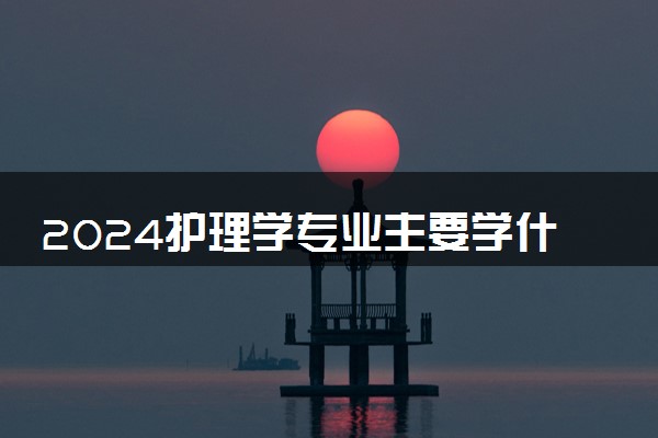 2024护理学专业主要学什么课程 就业前景及方向有哪些