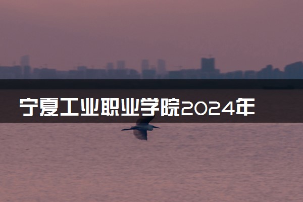 宁夏工业职业学院2024年学费多少钱 一年各专业收费标准