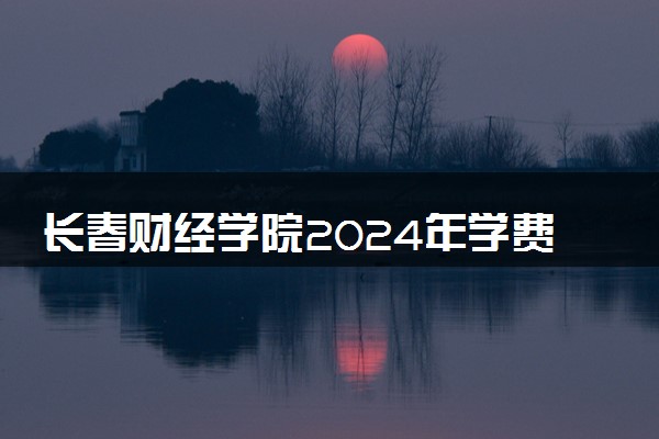 长春财经学院2024年学费多少钱 一年各专业收费标准