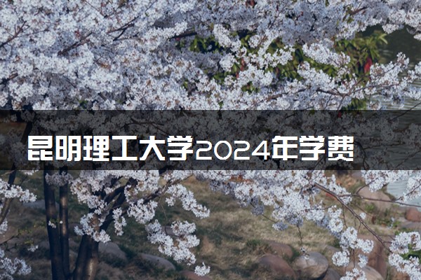 昆明理工大学2024年学费多少钱 一年各专业收费标准