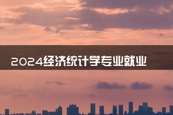 2024经济统计学专业就业前景及方向 毕业后能干什么