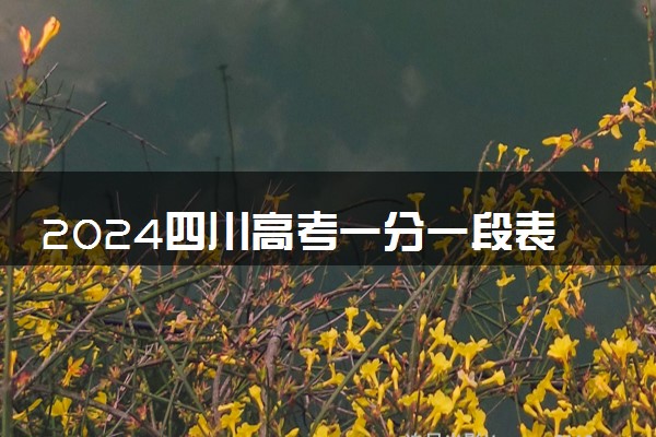 2024四川高考一分一段表汇总【理科】 成绩排名出炉