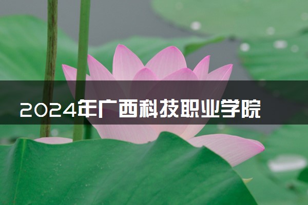 2024年广西科技职业学院招生计划专业及各省录取分数线位次