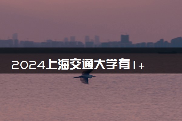 2024上海交通大学有1+3留学吗 入学要求是什么