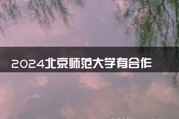 2024北京师范大学有合作留学项目吗 推荐读吗