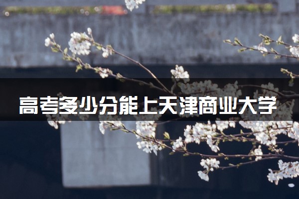 高考多少分能上天津商业大学 录取最低分是多少（2025参考）