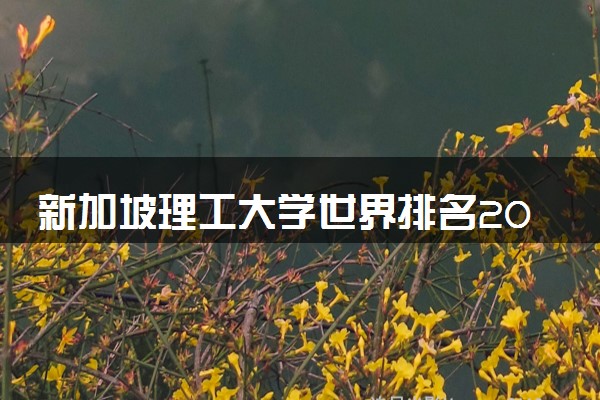 新加坡理工大学世界排名2025qs 含金量高吗