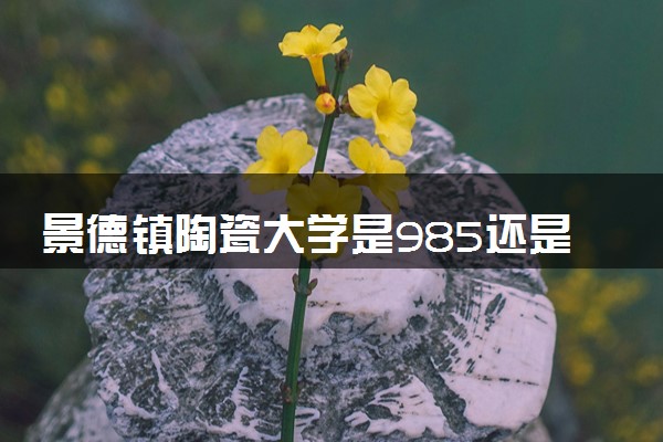 景德镇陶瓷大学是985还是211 含金量怎么样